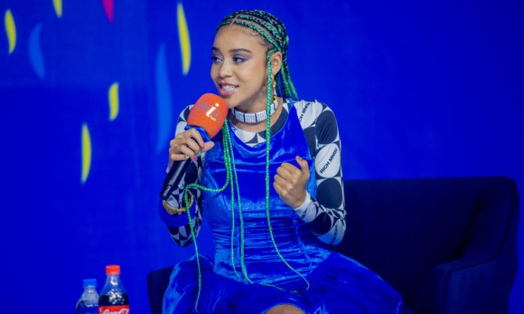 La musicienne sud-africaine Sho Madjozi à ACCES 2023.
