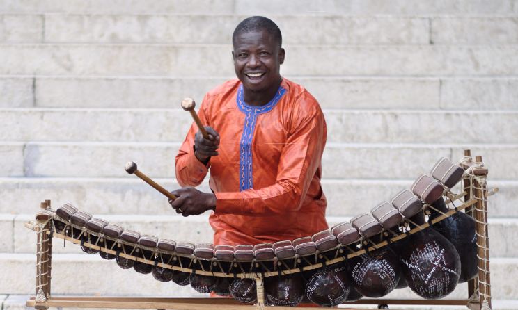 Mali’s Mamadou Diabaté is among the performing artists.