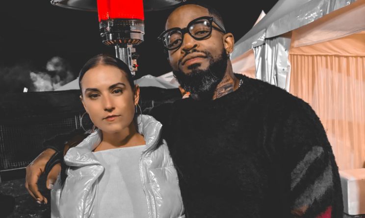 Gemma Griffiths and Prince Kaybee. Photo: Facebook