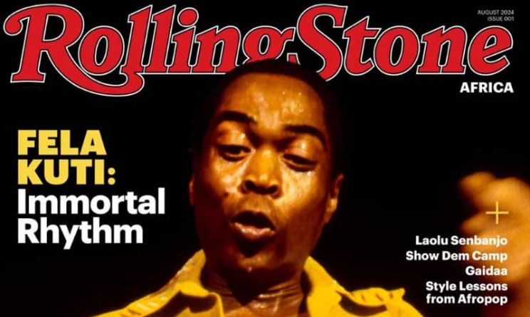 Afrobeat icon Fela Kuti stars on Rolling Stone Africa cover.