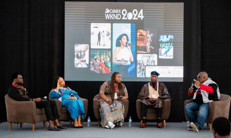 A panel discussion at CANEX WKND 2024 in Algiers, Algeria.