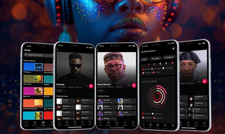 Ghana Music Xperience (GMX) is available on iOS and Android and offers both free and premium subscription options.