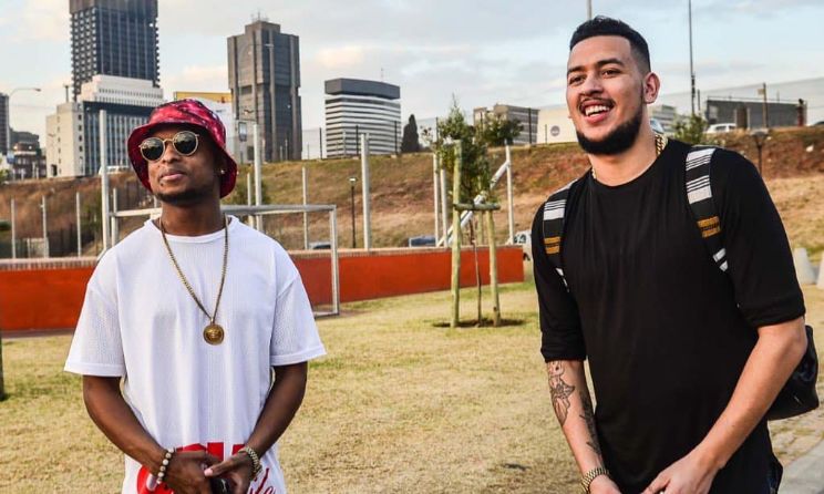 An old photo of the K.O and the late AKA.