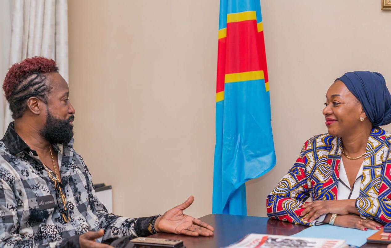 (Photo) : Werrason et la ministre de la Culture, Yolande Elebe