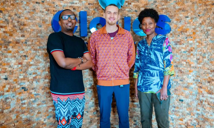 Clouds Media Group head of content Seba Maganga, Busara Promotions managing director Lorenz Herrmann and Clouds Media Group director Sheba Kussaga.