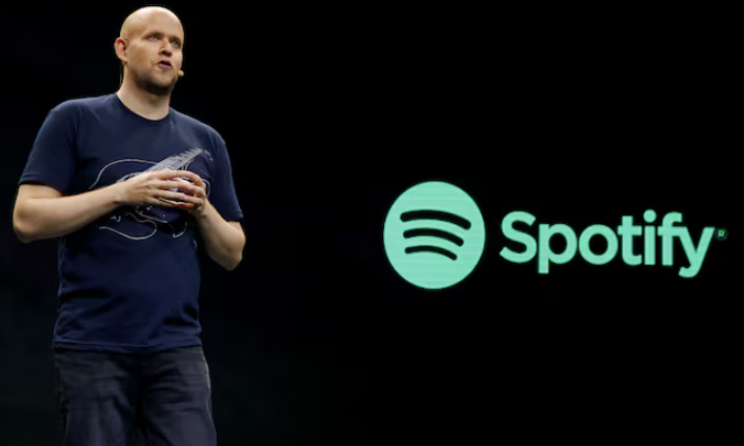 Spotify founder and CEO Daniel Ek .
