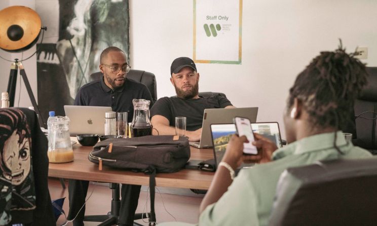 Warner Music Africa Francophone co-directors, Marc-Andre Niang and Yoann Chapalain at the songwriting camp.