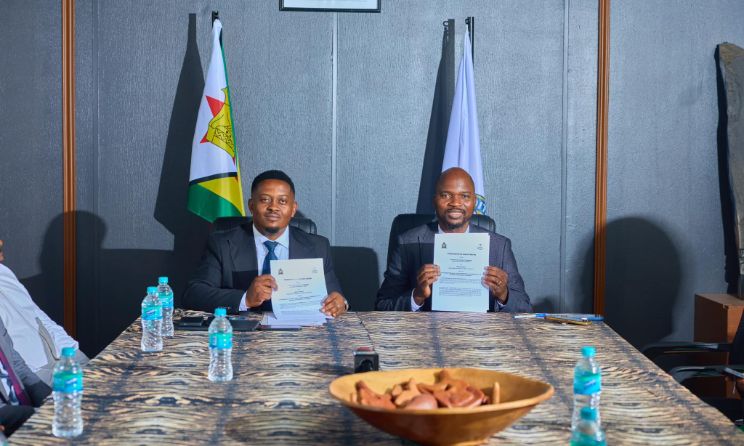 NACZ CEO Napoleon Nyanhi and DNM Attorneys’ senior partner Moses Nkomo.
