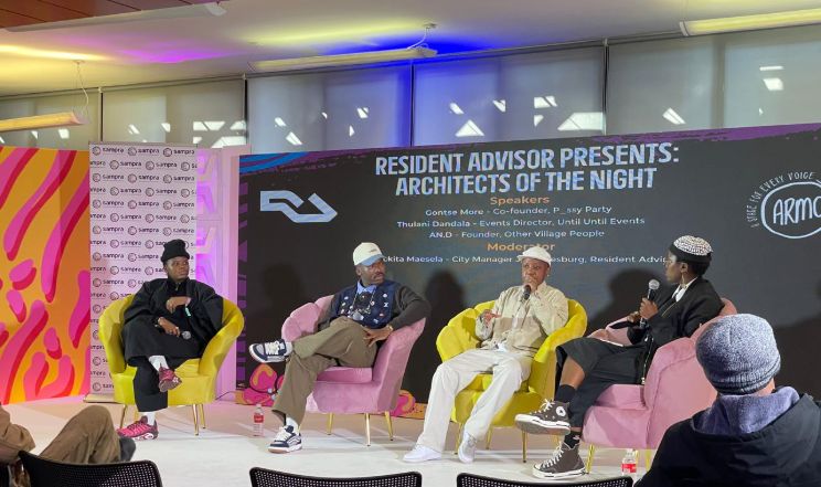 Improve this caption: The panel Resident Advisor Presents: Architects of the Night, offered a behind-the-scenes look at the people shaping nightlife culture.