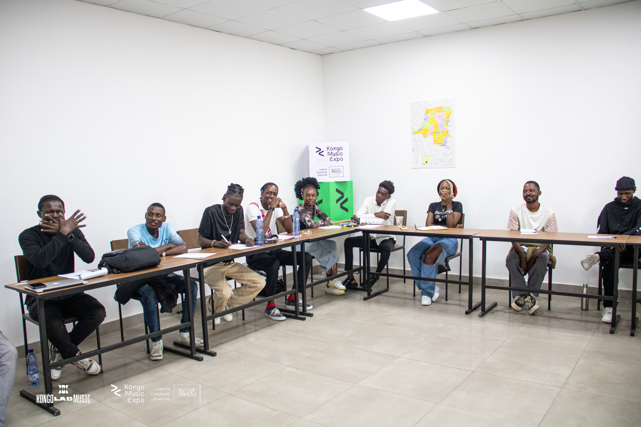 Participants du Kongo Music La. (Photo) . Kongo Music Lab.