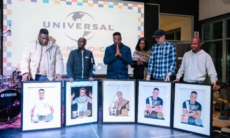 Khuzani Mpungose was honoured with five plaques recognising major milestones in his career.