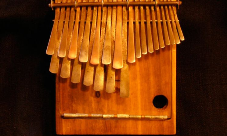 L'instrument traditionnel, le Nhare Mbira.