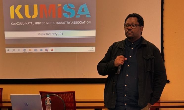 KUMISA managing director and chairperson of Music Creators South Africa, Thando Nyameni.