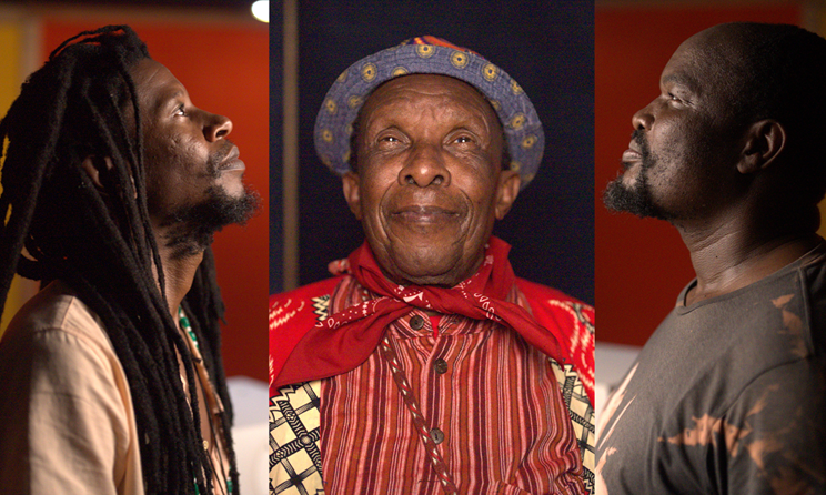 Sibusile Xaba, Madala Kunene and Tlale Makhene.