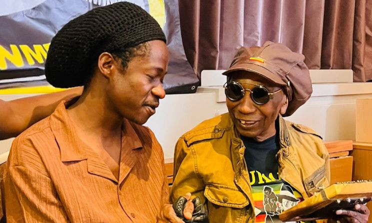 Zimdancehall artist Tocky Vibes in conversation with chimurenga icon Thomas Mapfumo.