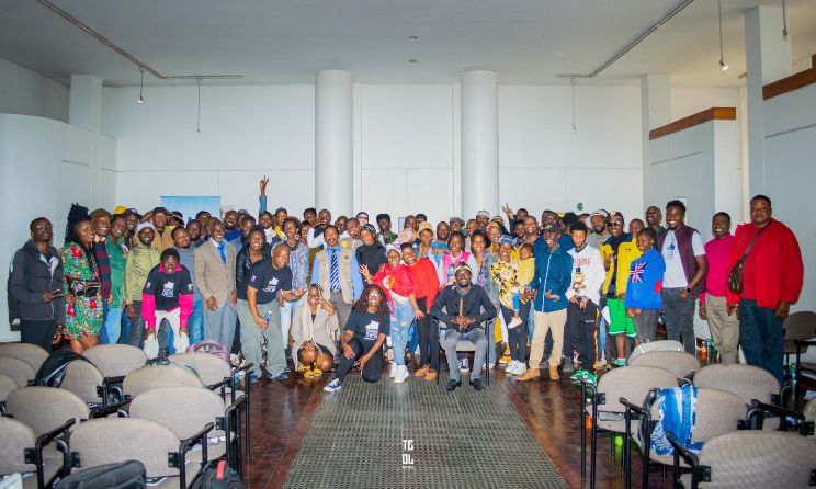 Zimbabwe Musicians Union members during the Musician as a Worker campaign 2023/24 in Bulawayo.