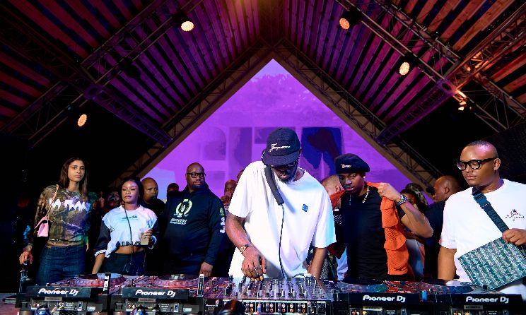 Black Coffee performing at the Africa Is Not A Jungle event in Durban.