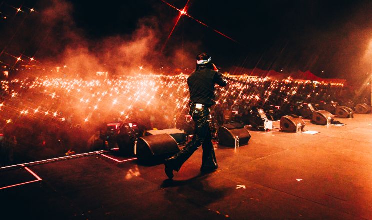 US rapper Gunna on stage.