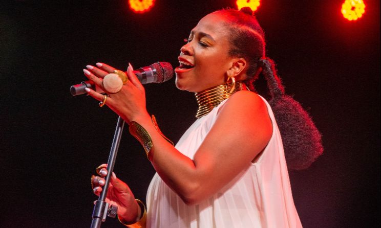 The deadline for entries is 30 June. In the photo: South African artist Pilani Bubu performing at the 2026 edition of Sauti za Busara Festival.