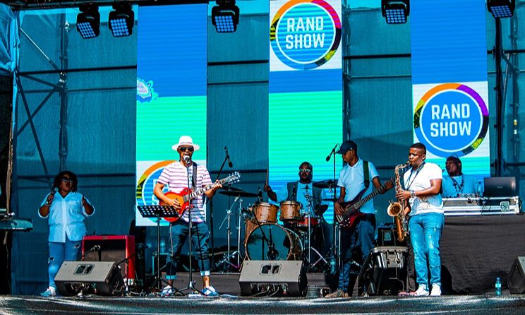 Live musical performance at the Rand Show 2026.